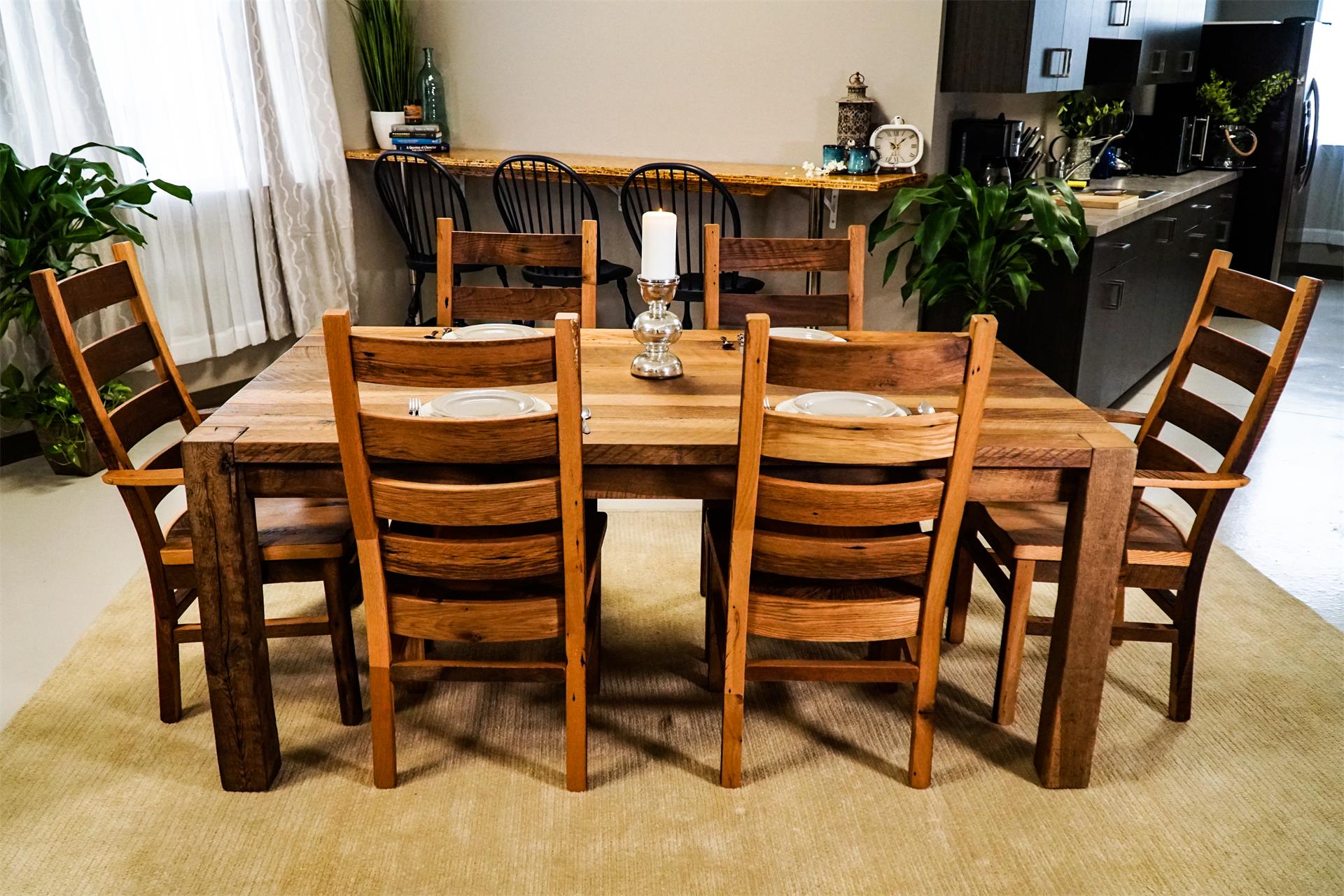 Timber Ridge Reclaimed Barn Wood Dining Table