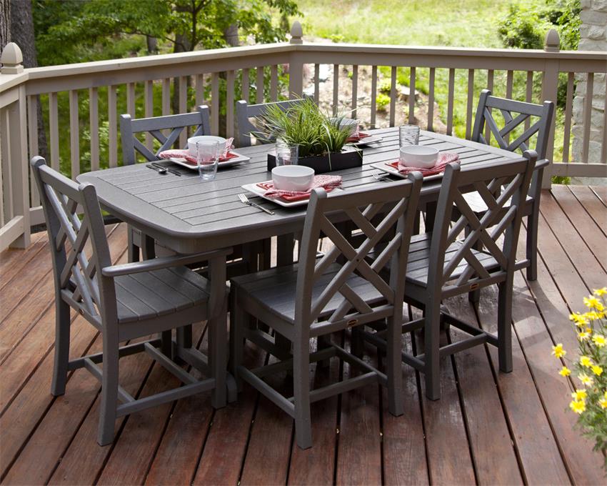 POLYWOOD® Chippendale 7-Piece Dining Set