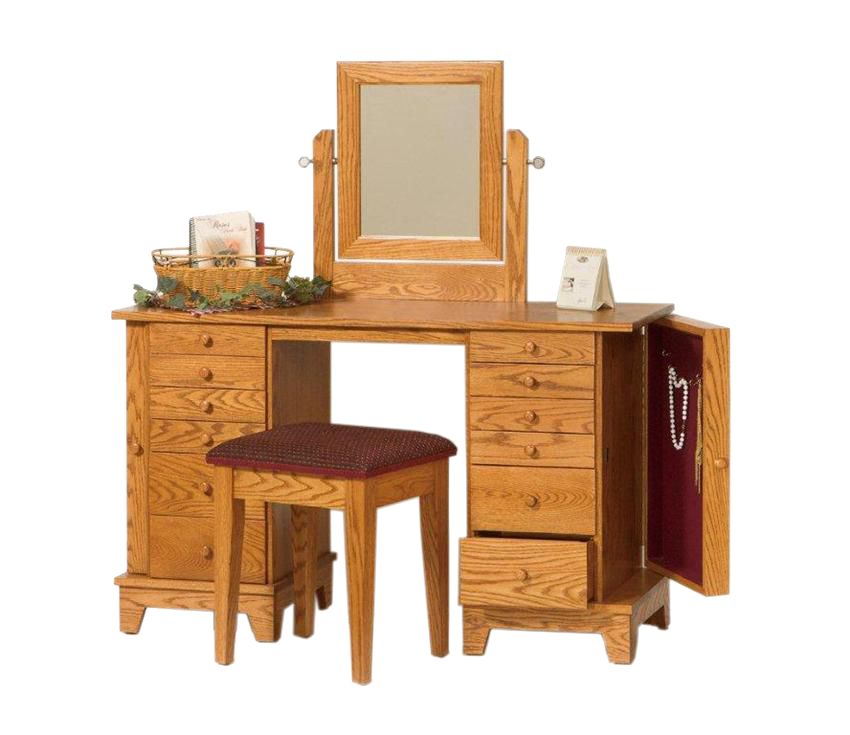 Amish Handcrafted Shaker Dressing Table