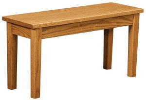 Amish Handcrafted Shaker Extension Bench