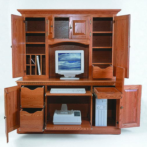 Amish Computer Credenza Desk