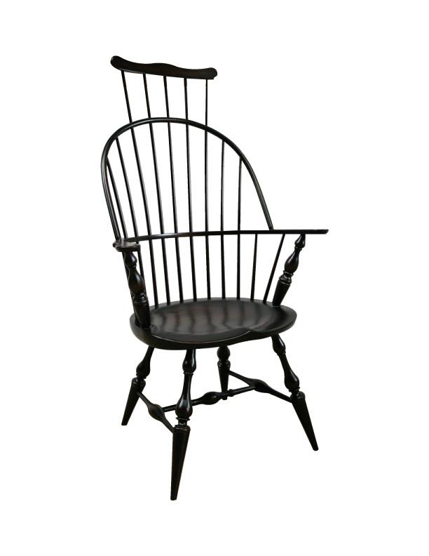 Amish Comb-Back Windsor Arm Chair