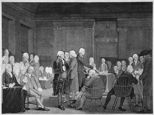 Windsor Chairs at the signing of the Declaration of Independence