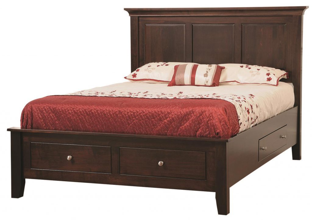 Amish Ellington Panel Storage Bed