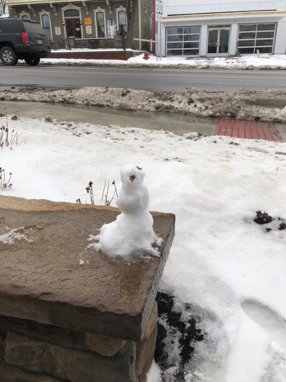 Our team snowman