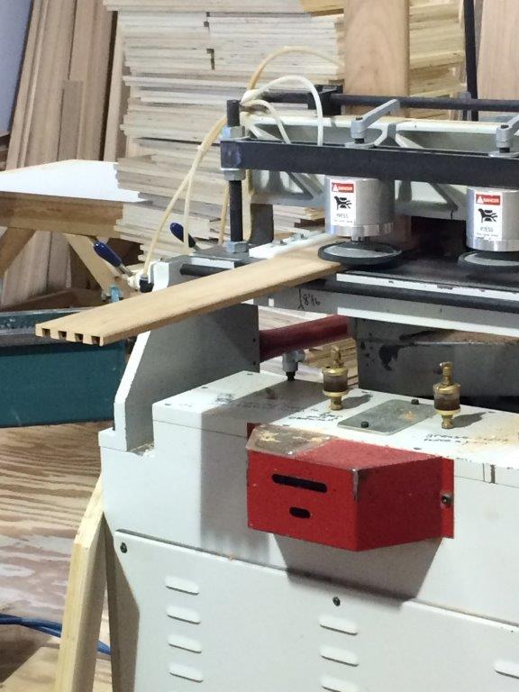 A machine that makes dovetail joints.