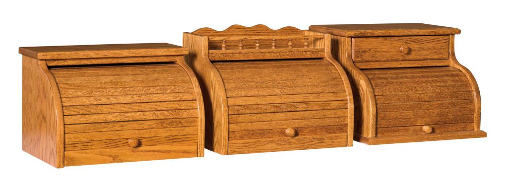 American Made Plain Roll Top Bread Box