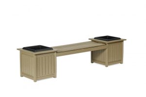 Amish Poly Planter Bench