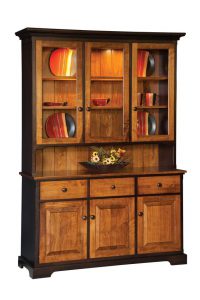 Amish 57" Three Door Hutch