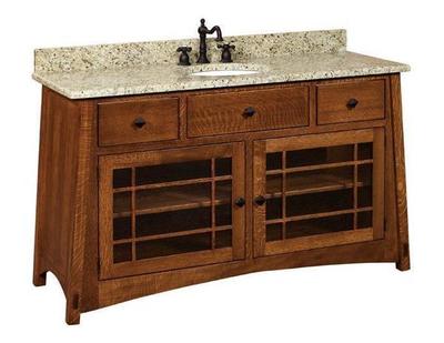 McCoy Mission Single Bathroom Vanity Cabinet