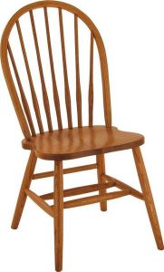 Amish Spindle Bow Back Windsor Chair