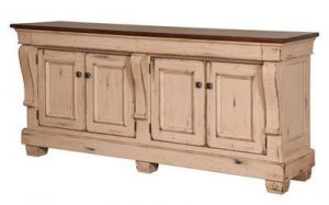 Amish Hartford French Country 4-Door Buffet Sideboard