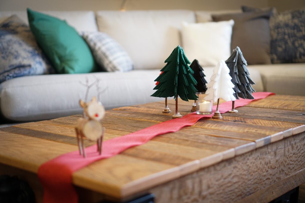 Rustic Felt Christmas Tress