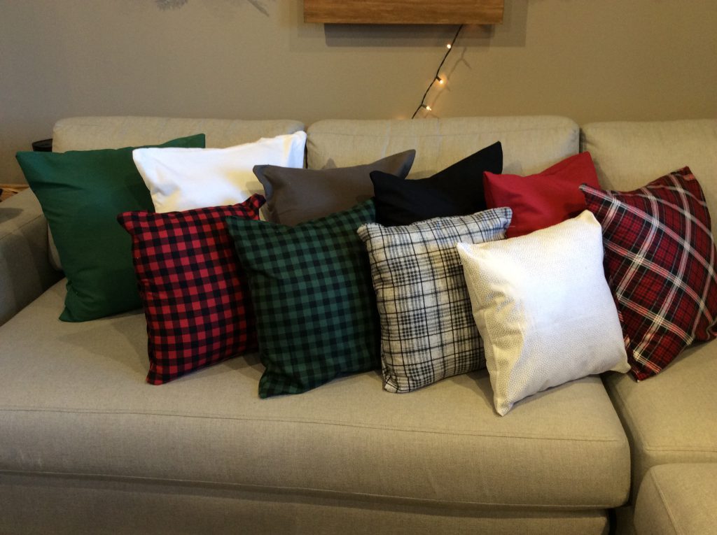 Enveloped Throw Pillows