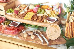 Grazing table arrangement.