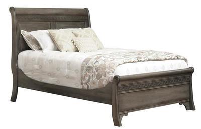 Amish Eminence Sleigh Bed with Low Footboard