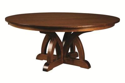 Amish Brooklyn Pedestal Dining Table