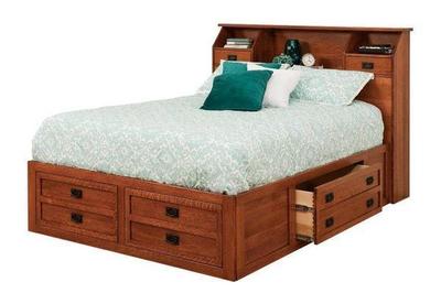 Amish Jacobson Storage Bed