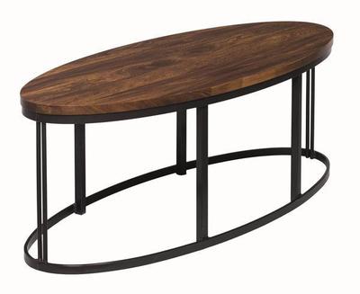 Amish Malibu Oval Coffee Table