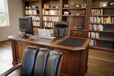 Executive Office Furniture made with Walnut Wood