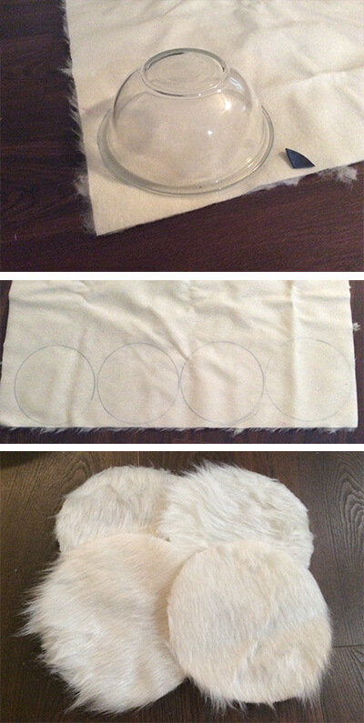 Trace and Cut Fur Circles