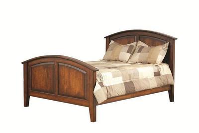 Amish Daybreak Ridge Panel Bed