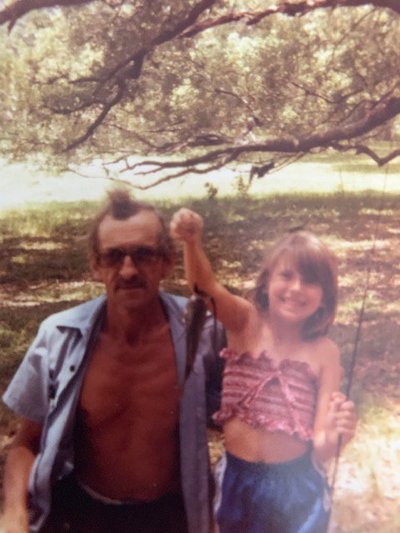 Jenn with her dad.