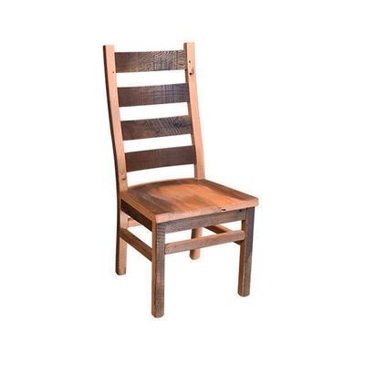 Amish Reclaimed Wood Ladderback Chair