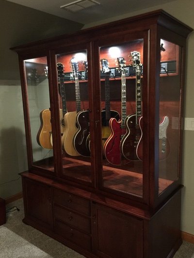 Custom guitar cabinet