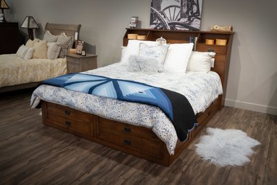 The Amish Laramie Storage Bed