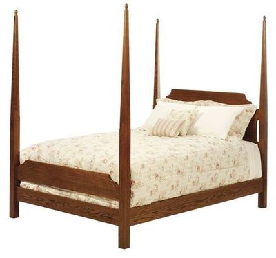 Amish Elizabeth Lockwood Pencil Post Bed