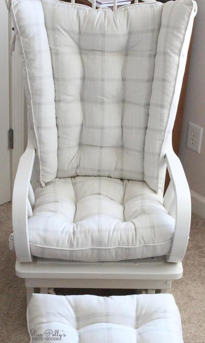 amish four post glider rocker replacement cushions