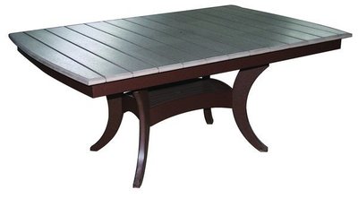 Amish Poly Galvaston Rectangular Dining Table