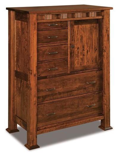 Amish Sequoyah Gentlemans Chest of Drawers