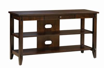Amish Bungalow Open TV Stand