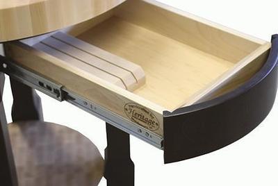 Royal Crest Kitchen Island Butcher Block Drawer