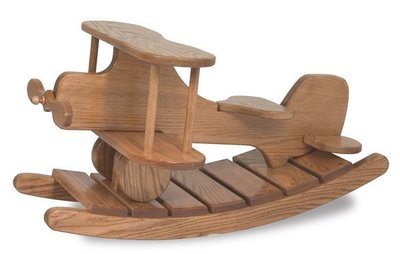 Amish Wooden Airplane Rocker