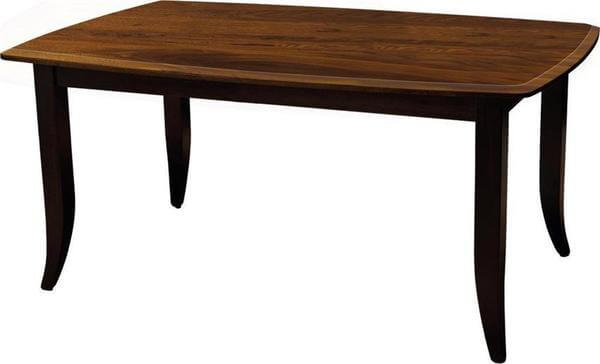 Amish Christy Dining Table with Solid Top