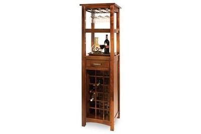 Amish Brunswick Wine Cabinet