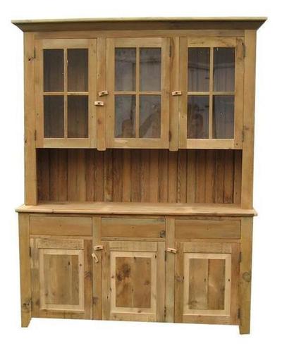 Amish Candies Reclaimed Barnwood Hutch