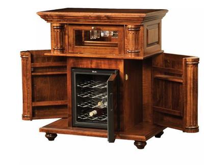 Amish Bryant Wine Cabinet