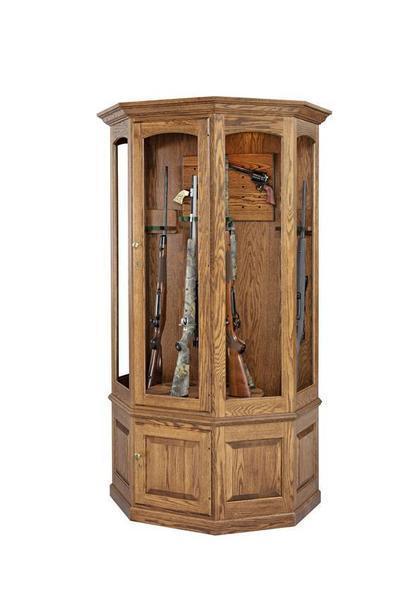 Amish Frontier 16 Gun Carousel Cabinet