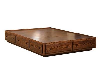 Amish Indian Trail Platform Bed