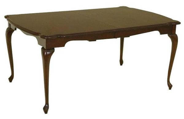 Amish Queen Anne Dining Table