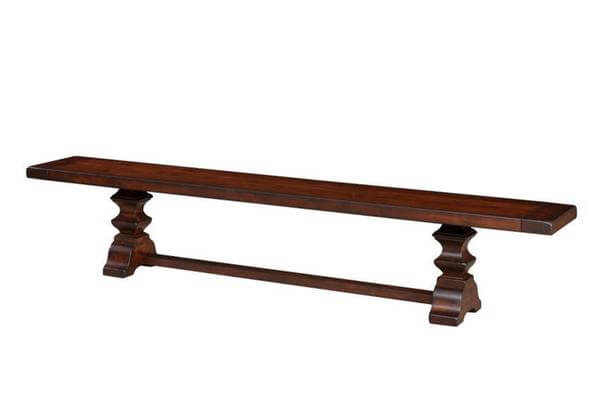 How To Choose The Right Dining Bench, What Size Bench For 84 Inch Table