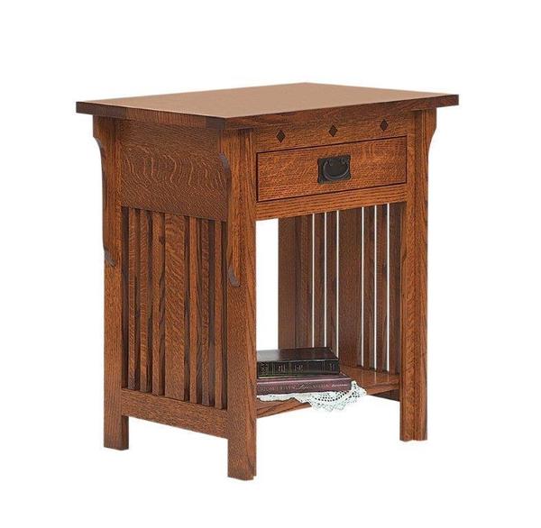 Amish Royal Mission One Drawer Nightstand