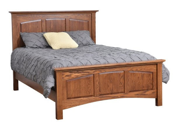 Amish Haleigh Mission Panel Bed