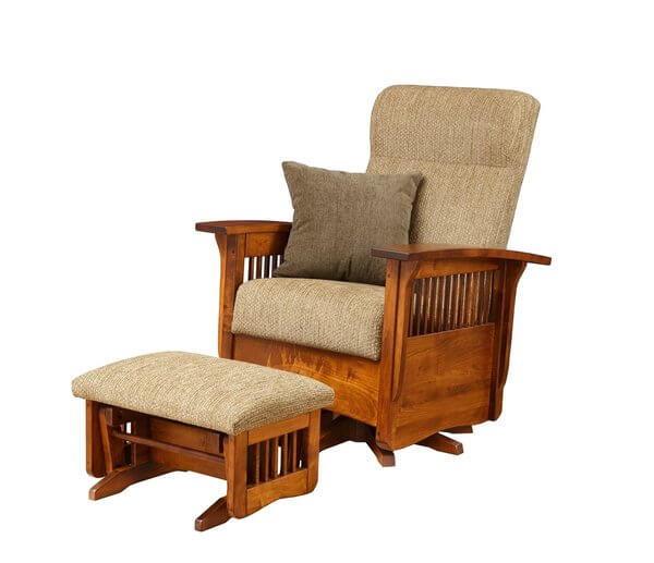 Amish Paradise Mission Swivel Glider