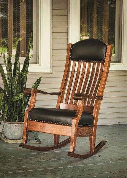 Amish Upholstered Auntie's Rocker