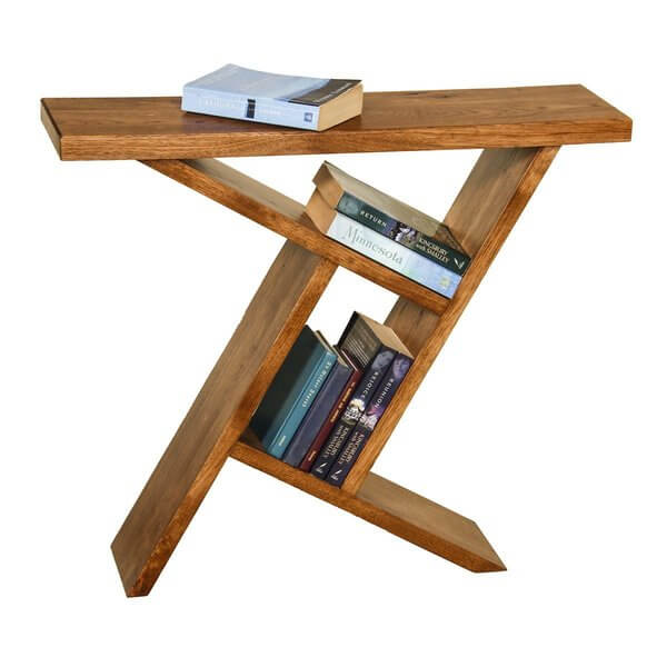 Amish Slant Console Table